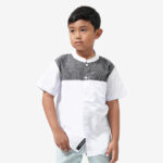 KEMEJA KOKO ANAK ANAK FRIDAY KILLER | KAHF WHITE KIDZ SS