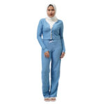 SETELAN WANITA KNIT FRIDAY KILLER GIRL | ISABELA BLUE