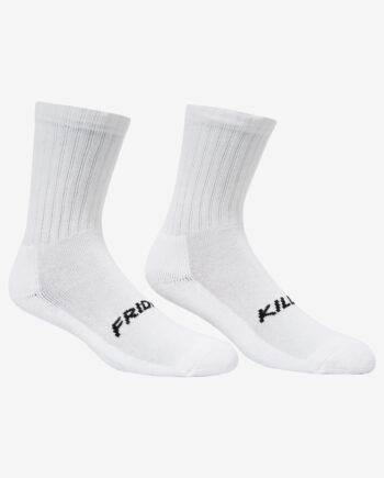 KAOS KAKI FRIDAY KILLER | CREW PLAIN WHITE