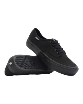 SEPATU SNEAKER LOKAL BRAND CASUAL SIMPLE PRIA HITAM ORIGINAL MATERNAL DISASTER | FUGHAZ AB