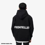 JAKET HOODIE FRIDAY KILLER | MIDHYPE BLACK HOODIE