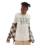 KAOS PRIA KATUN COMBED LENGAN PENDEK PUTIH SIMPLE ORIGINAL VNS OTW | VARSITY TYPE SS ANTIQUE WHITE