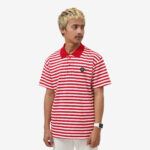 KAOS POLO GARIS GARIS FRIDAY KILLER | AZGO RED
