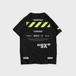 KAOS PRIA KATUN CASUAL LENGAN PENDEK HITAM MEMPHIS ORIGINS | BRIGHT FUTURE BLACK