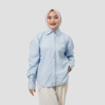 KEMEJA WANITA LENGAN PANJANG FRIDAY KILLER GIRL | VENTY SKY BLUE