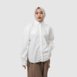 KEMEJA WANITA LENGAN PANJANG FRIDAY KILLER GIRL | VENTY WHITE
