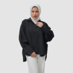 KEMEJA WANITA LENGAN PANJANG FRIDAY KILLER GIRL | ABRIANA BLACK