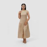 LONG DRESS WANITA FRIDAY KILLER GIRL | SELMA KHAKI