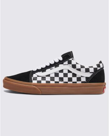 SEPATU VANS OFF THE WALL | OLD SKOOL FAT LACE CHECK BLACK