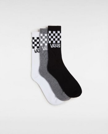 KAOS KAKI VANS OFF THE WALL | CLASSIC CHECK CREW BLACK