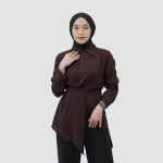KEMEJA WANITA FRIDAY KILLER GIRL | CORNELIA DARK BROWN