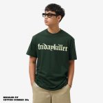 KAOS PRIA DESAIN PRINTING FRIDAY KILLER | SKOOL GREEN