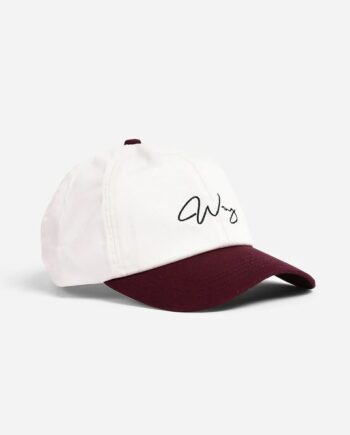 TOPI POLO CAPS WARNING CLOTHING | FAUXA #1 CREAM MAROON