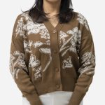 SWEATER CARDIGAN RAJUT WANITA COKLAT GELAP FRIDAY KILLER GIRL | ELAINE DARK BROWN