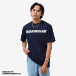 KAOS PRIA KATUN LENGAN PENDEK NAVY FRIDAY KILLER | CORE NAVY