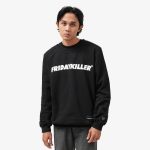 SWEATER CREWNECK PRIA HITAM FRIDAY KILLER DELUXE EDITION | DX CORE 280 BLACK CRN