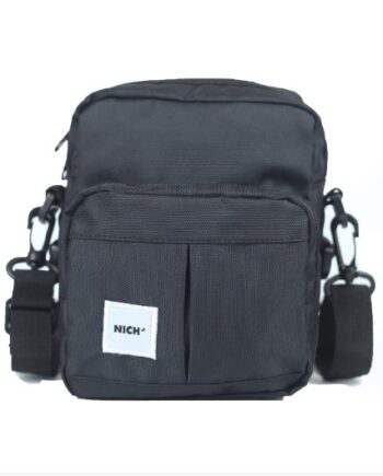 TAS SELEMPANG / SLING BAG NICH BRAND | ATMOSPHERE BLACK