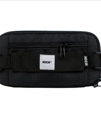 DOMPET POUCH PRIA CASUAL HIJAU ARMY NICH BRAND | JELLY FISH BLACK