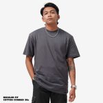 KAOS PRIA KATUN SIMPLE LENGAN PENDEK ABU ABU GELAP FRIDAY KILLER | MIDHYPE #2 DARK GREY