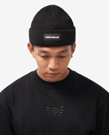 TOPI KUPLUK BEANIE HITAM FRIDAY KILLER | CORE BEANIE BLACK