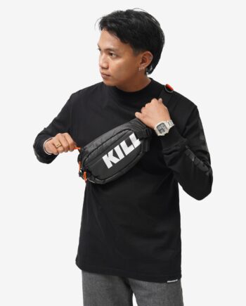 WAISTBAG TAS SLEMPANG HITAM FRIDAY KILLER | ONADO WAISTBAG