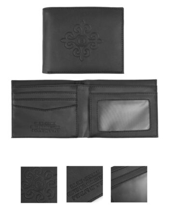 DOMPET LIPAT PRIA DAN WANITA HITAM EVIL ARMY | ASHEN WALLET BLACK