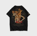 KAOS PRIA OVERSIZE LENGAN PENDEK HITAM MEMPHIS ORIGINS | WAYANG BLACK