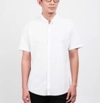 KEMEJA PRIA LENGAN PENDEK POLOS PUTIH WARNING CLOTH | EXACT #3 WHITE