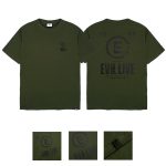 KAOS PRIA LENGAN PENDEK BLACK EVIL ARMY | DALKENS L24 OLIVE