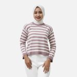 SWEATER CADIGAN WANITA GARIS GARIS FRIDAY KILLER GIRL | LULLA LILAC