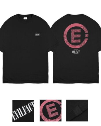 KAOS OVERSIZE PRIA LENGAN PENDEK BLACK EVIL ARMY | GALABY L24 BLACK
