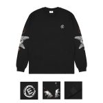 KAOS PRIA LENGAN PANJANG BLACK EVIL ARMY | TRAVERSE L24 BLACK