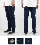 CELANA PANJANG SKINNY DENIM BIRU PRIA EVIL ARMY | DEVOID L24 DEEP BLUE