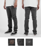 CELANA PANJANG SKINNY DENIM ABU ABU PRIA EVIL ARMY | GLACIAL SHADE L24 GREY