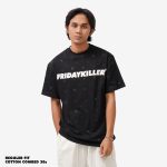 KAOS PRIA KATUN LENGAN PENDEK HITAM FRIDAY KILLER | CORE RIOT BLACK