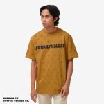 KAOS PRIA KATUN LENGAN PENDEK COKLAT FRIDAY KILLER | CORE RIOT BROWN