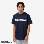 KAOS PRIA KATUN LENGAN PENDEK NAVY FRIDAY KILLER | CORE RIOT NAVY