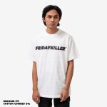 KAOS PRIA KATUN LENGAN PENDEK PUTIH FRIDAY KILLER | CORE RIOT WHITE