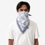 SLAYER BANDANA PUTIH FRIDAY KILLER | KILLER BANDANA WHITE NAVY