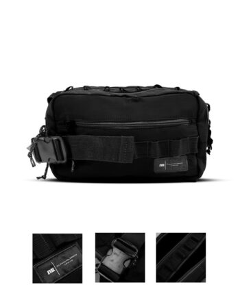 DOMPET POUCH PRIA CASUAL HITAM EVIL ARMY | GALVANIS A25 BLACK