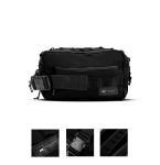 DOMPET POUCH PRIA CASUAL HITAM EVIL ARMY | GALVANIS A25 BLACK