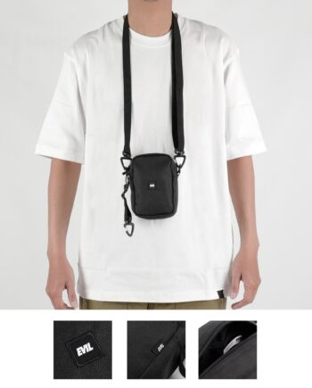 TAS SELEMPANG POST MAN POUCH PRIA CASUAL HITAM EVIL ARMY | NECRO A25 BLACK