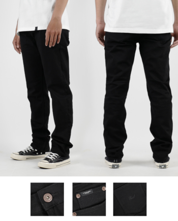 CELANA PANJANG DENIM HITAM PRIA EVIL ARMY | GLACIER  A25 MATTE BLACK