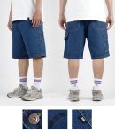 CELANA PENDEK DENIM PRIA SHORT PANTS BLUE EVIL ARMY | SALVO A25 BLUE