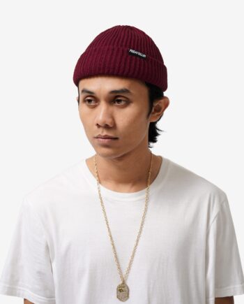 TOPI KUPLUK BEANIE MAROON FRIDAY KILLER | BASICS 7 GATE BN MAROON