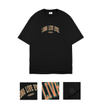 KAOS OVERSIZE PRIA LENGAN PENDEK HITAM EVIL ARMY | FLICK A25 BLACK