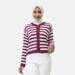 SWEATER CARDIGAN RAJUT WANITA UNGU FRIDAY KILLER GIRL | ALICE PURPLE