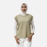 VEST KNITWEAR RAJUT OUTERWEAR WANITA CREAM FRIDAY KILLER GIRL | DEALOVA CREAM