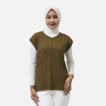 VEST KNITWEAR RAJUT OUTERWEAR WANITA HIJAU FRIDAY KILLER GIRL | DEALOVA OLIVE