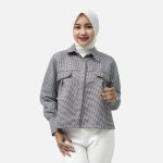 KEMEJA WANITA LENGAN PANJANG SIMPLE POLOS HITAM FRIDAY KILLER GIRL | VICTORIA BLACK